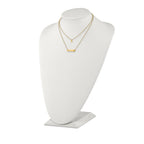 FJC Finejewelers Stainless Steel Yellow IP Plated Star/Bar Multi Strand Necklace 17 Inches x 1.4 mm