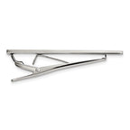 FJC Finejewelers Stainless Steel Tie Clip Polished Studded Tie Bar 57 x 7 mm