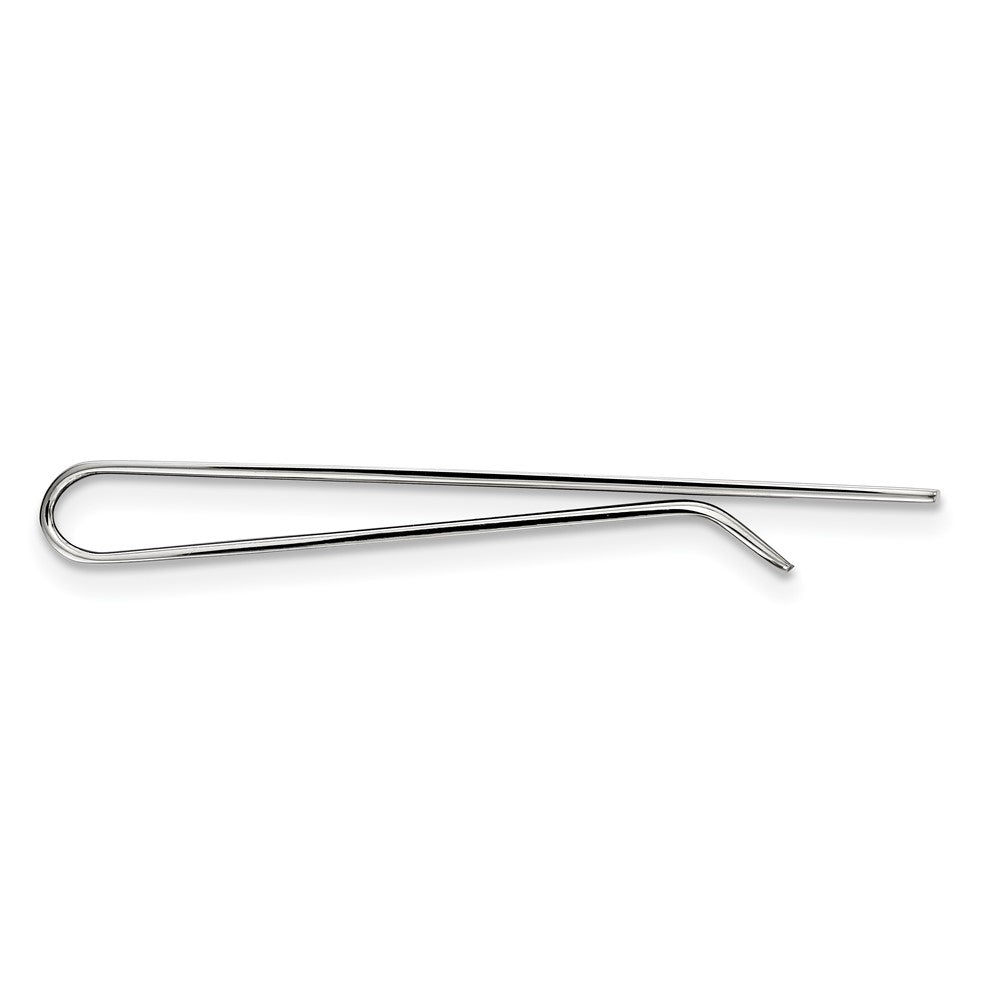FJC Finejewelers Stainless Steel Tie Clip Polished Tie Bar / Money Clip 49 x 8 mm