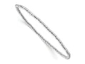 FJC Finejewelers 925 Sterling Silver Bead and Beaded 6.5in 2.00mm Beaded Stretch Bracelet 6.5 Inches x 2 mm