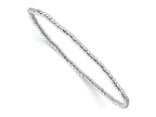 FJC Finejewelers 925 Sterling Silver Bead and Beaded 6.5in 2.00mm Beaded Stretch Bracelet 6.5 Inches x 2 mm
