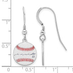 FJC Finejewelers 925 Sterling Silver Juan Soto MLBPA Signature Epoxy Earrings 31 x 12 mm