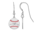 FJC Finejewelers 925 Sterling Silver Shohei Ohtani MLBPA Signature Epoxy Earrings 31 x 12 mm