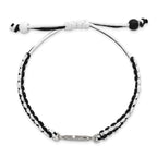 LogoArt Stainless Steel NHL Boston Bruins Adjustable Cord Bracelet