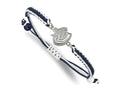 LogoArt Stainless Steel NHL Vancouver Canucks Adjustable Cord Bracelet
