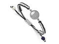 LogoArt Stainless Steel NHL Buffalo Sabres Adjustable Cord Bracelet