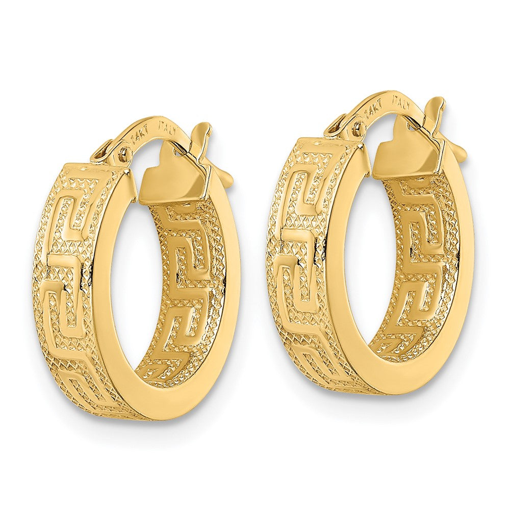 FJC Finejewelers 14 kt Yellow Gold Polished Hoop Earrings 15 x 14 mm