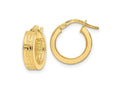 FJC Finejewelers 14 kt Yellow Gold Polished Hoop Earrings 15 x 14 mm