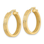 FJC Finejewelers 14 kt Yellow Gold Polished Hoop Earrings 24 x 23 mm