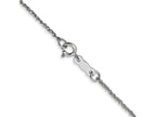 FJC Finejewelers 14 kt White Gold Ropa Chain 22 Inches x 1.1 mm