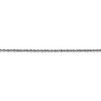 FJC Finejewelers 14 kt White Gold Ropa Chain 22 Inches x 1.7 mm