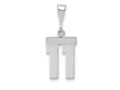 FJC Finejewelers 14 kt White Gold Small Polished Number 11 Charm