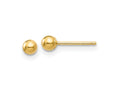 FJC Finejewelers 14 kt Yellow Gold Polished Ball Post Earrings 3 x 3 mm