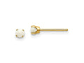 FJC Finejewelers 14 kt Yellow Gold Stud October/Opal Post Earrings 3 x 3 mm