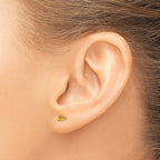 FJC Finejewelers 14 kt Yellow Gold Stud November/Citrine Post Earrings 3 x 3 mm