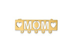FJC Finejewelers 14 kt Yellow Gold Pin Polished Mom Pin 12 x 38 mm