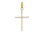 FJC Finejewelers 14 kt Yellow Gold Cross Charm 30 x 14 mm