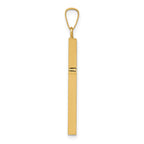FJC Finejewelers 14 kt Yellow Gold Cross Charm 34 x 18 mm