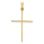 FJC Finejewelers 14 kt Yellow Gold Cross Charm 34 x 18 mm