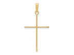 FJC Finejewelers 14 kt Yellow Gold Cross Charm 34 x 18 mm
