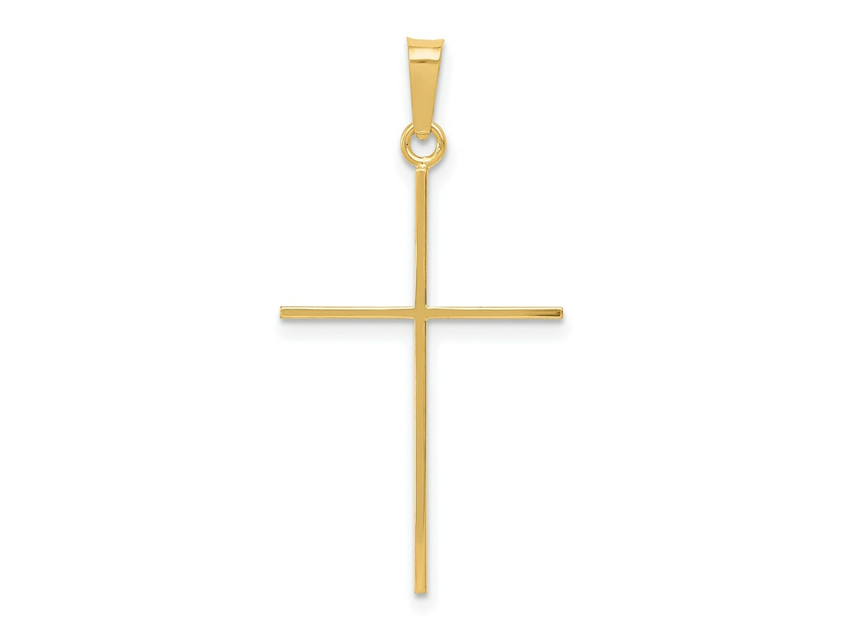 FJC Finejewelers 14 kt Yellow Gold Cross Charm 34 x 18 mm