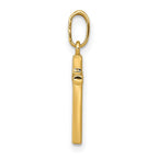 FJC Finejewelers 14 kt Yellow Gold Polished Cross Charm 21 mm