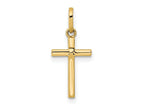 FJC Finejewelers 14 kt Yellow Gold Polished Cross Charm 21 mm