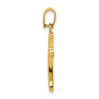FJC Finejewelers 14 kt Yellow Gold Polished Cross Charm 25 x 12 mm