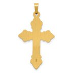 FJC Finejewelers 14 kt Yellow Gold Polished Cross Budded Charm 35 mm