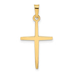 FJC Finejewelers 14 kt Yellow Gold Polished Latin Cross Charm 31 mm