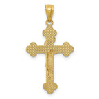 FJC Finejewelers 14 kt Yellow Gold Polished INRI Medium Crucifix Charm 2 mm x 16 mm