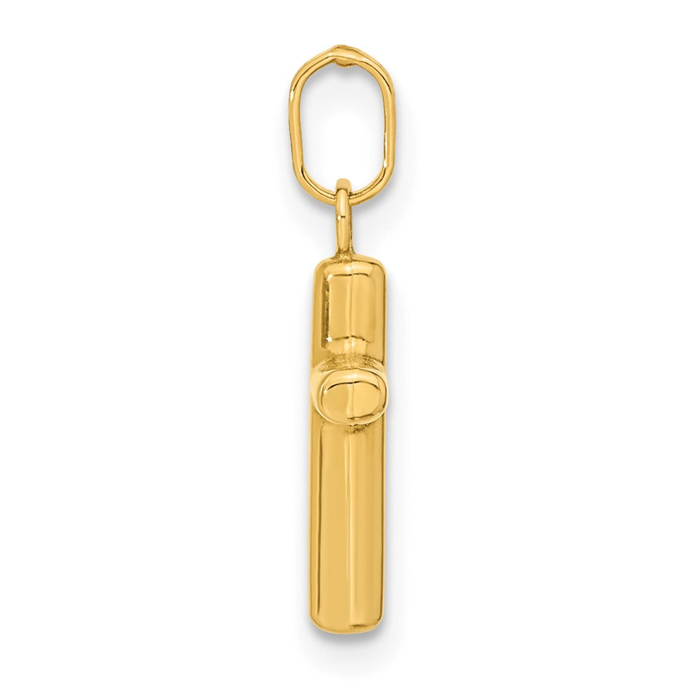 FJC Finejewelers 14 kt Yellow Gold Hollow Cross Charm 8 mm