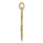 FJC Finejewelers 14 kt Yellow Gold Solid Polished/Satin Small St. Florian Medal 19 x 15 mm