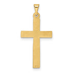 FJC Finejewelers 14 kt Yellow Gold Polished Latin Cross Charm 31 x 15 mm