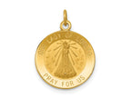 FJC Finejewelers 14 kt Yellow Gold Our Lady of Loreto Medal Charm 20 x 15 mm