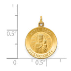 FJC Finejewelers 14 kt Yellow Gold Matka Boska Medal Charm 19 x 15 mm