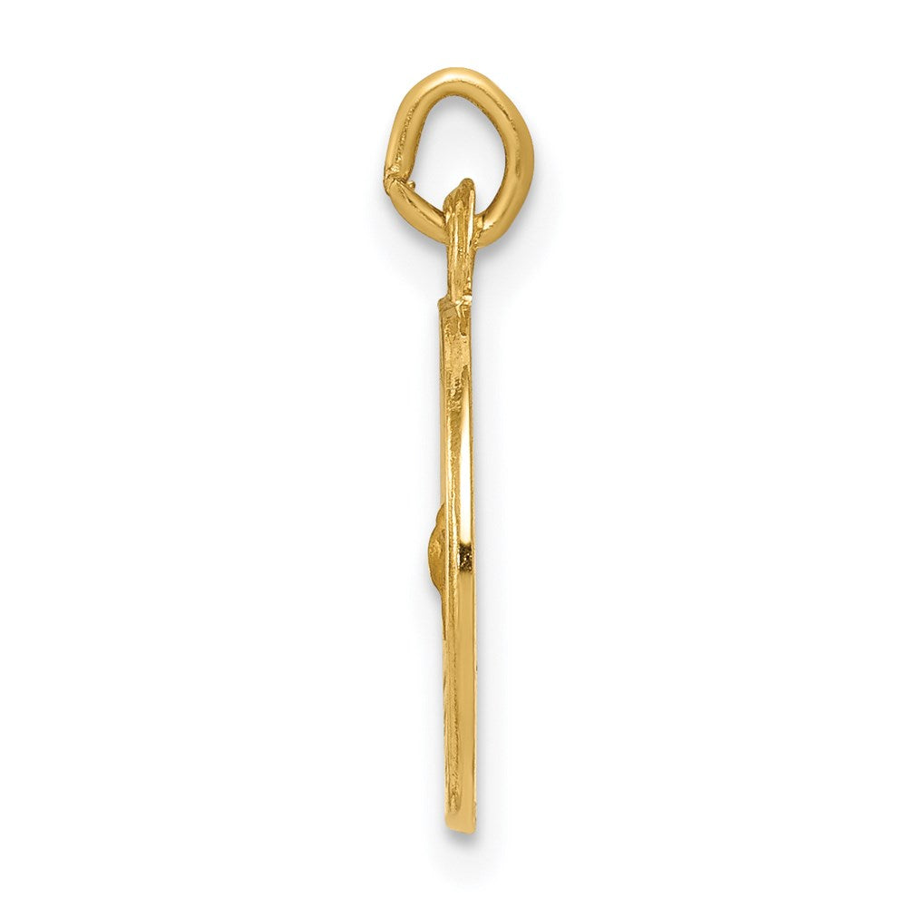 FJC Finejewelers 14 kt Yellow Gold Holy Spirit Medal Charm 18 x 12 mm