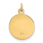 FJC Finejewelers 14 kt Yellow Gold Holy Spirit Medal Charm 18 x 12 mm