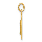 FJC Finejewelers 14 kt Yellow Gold Mother Cabrini Medal Charm 19 x 15 mm