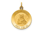 FJC Finejewelers 14 kt Yellow Gold Saint Peter Medal Charm 23 x 15 mm