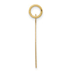 FJC Finejewelers 14 kt Yellow Gold Mizpah 2-piece Charm 29 x 23 mm