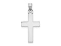 FJC Finejewelers 14 kt White Gold Cross Charm 29 mm x 15 mm