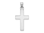 FJC Finejewelers 14 kt White Gold Cross Charm 29 mm x 15 mm