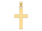 FJC Finejewelers 14 kt Yellow Gold Polished Cross Charm 31 x 14 mm