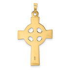 FJC Finejewelers 14 kt Yellow Gold Celtic Cross Charm 37 x 21 mm