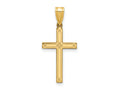 FJC Finejewelers 14 kt Yellow Gold Cross Charm 25 x 12 mm