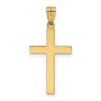 FJC Finejewelers 14 kt Yellow Gold Cross Charm 29 x 15 mm