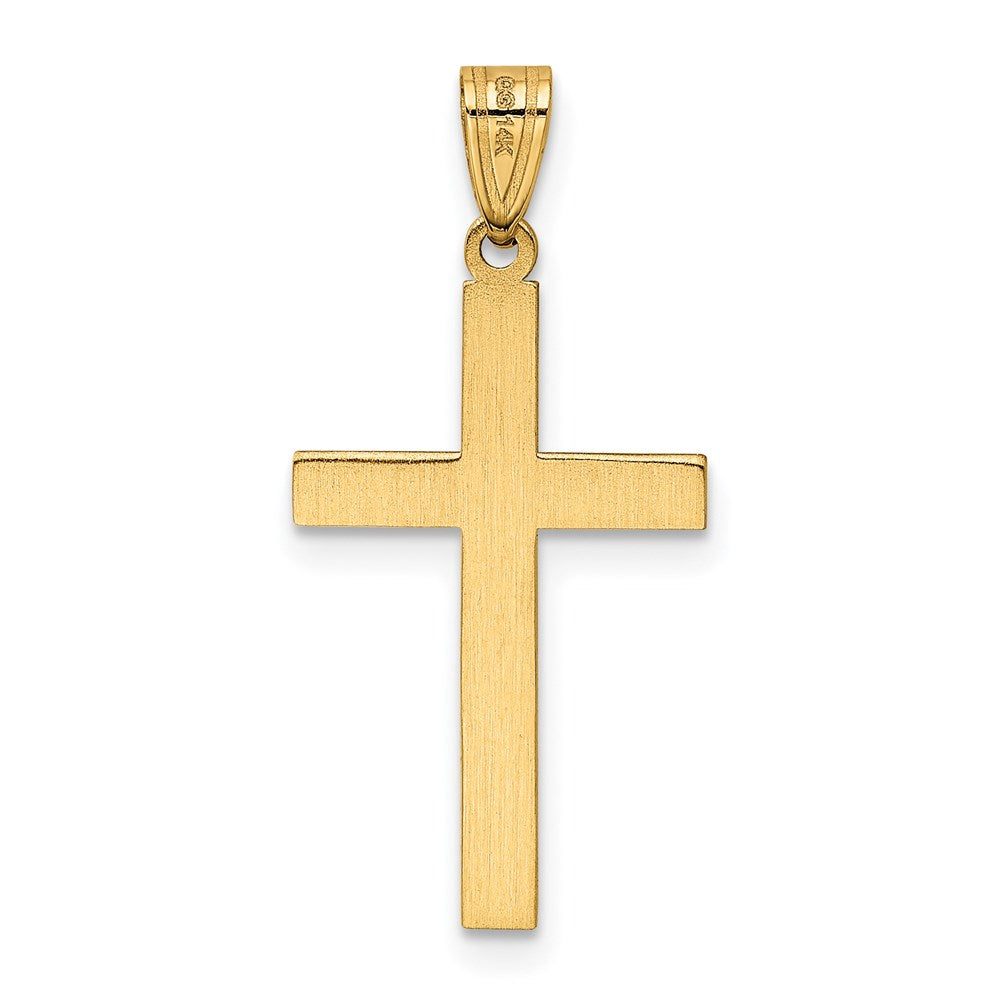 FJC Finejewelers 14 kt Yellow Gold Cross Charm 29 x 15 mm