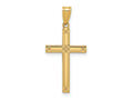 FJC Finejewelers 14 kt Yellow Gold Cross Charm 29 x 15 mm