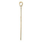 FJC Finejewelers 14 kt Yellow Gold Cross Charm 50 x 26 mm